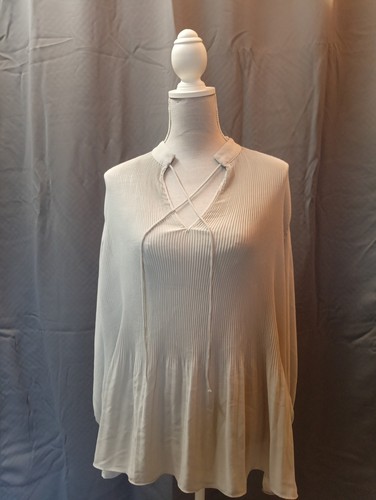 Weite bluse geriffelt - weite,